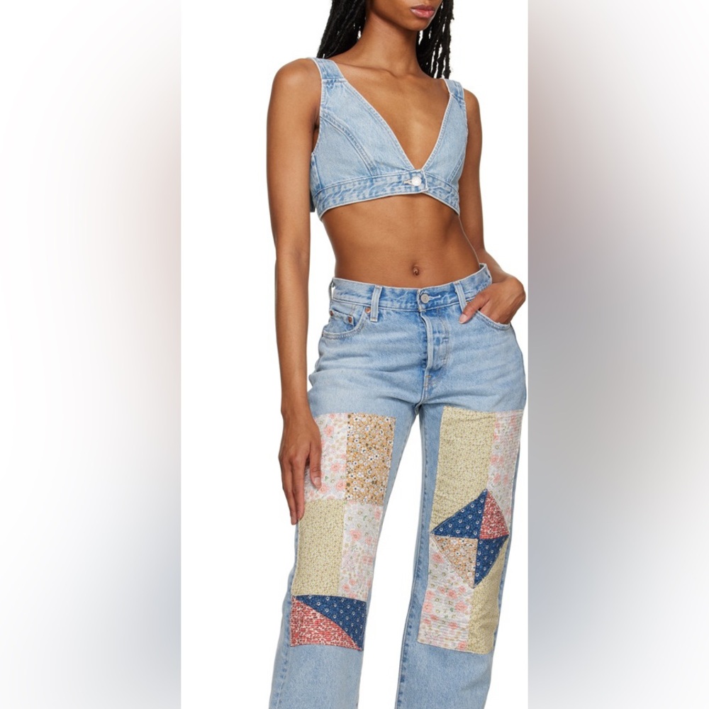 Levi’s Joli Denim Crop Top / Bustier